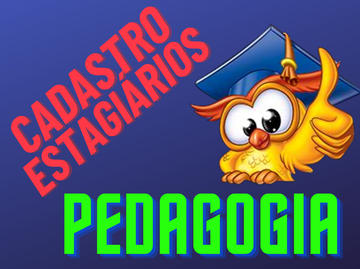 CADASTRO DE ESTAGIÁRIOS DE PEDAGOGIA