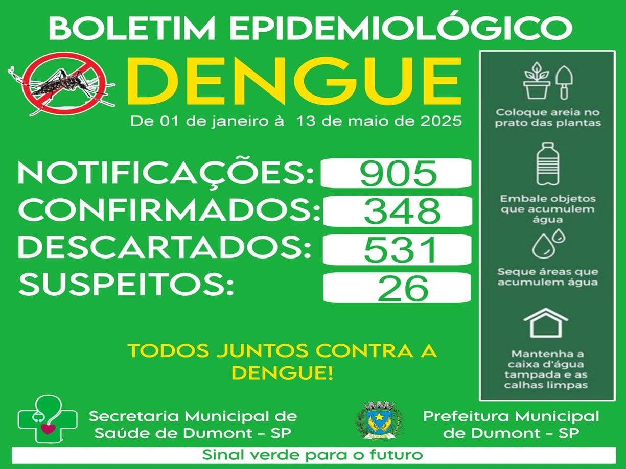 DENGUE BOLETIM INFORMATIVO